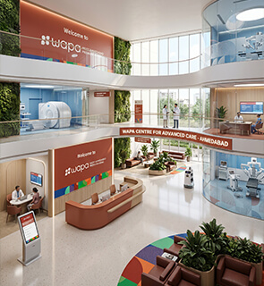 Multi-speciality hospitals and healthcare centres near 4 BHK Wapa Ahmedabad